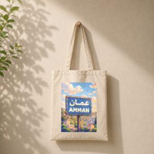 Home tote bag amman sign