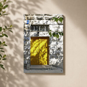 yellow door